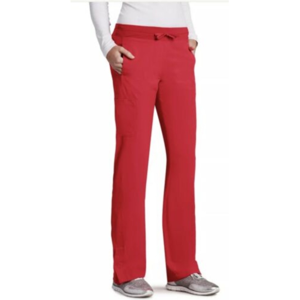Barco One Scrubs Knit Waist Cargo Scrub Pant Racer